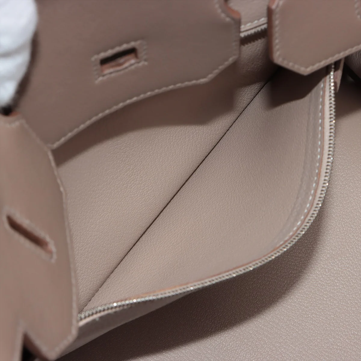 バーキン カザック 内側サブ収納部(ファスナーあり)写真