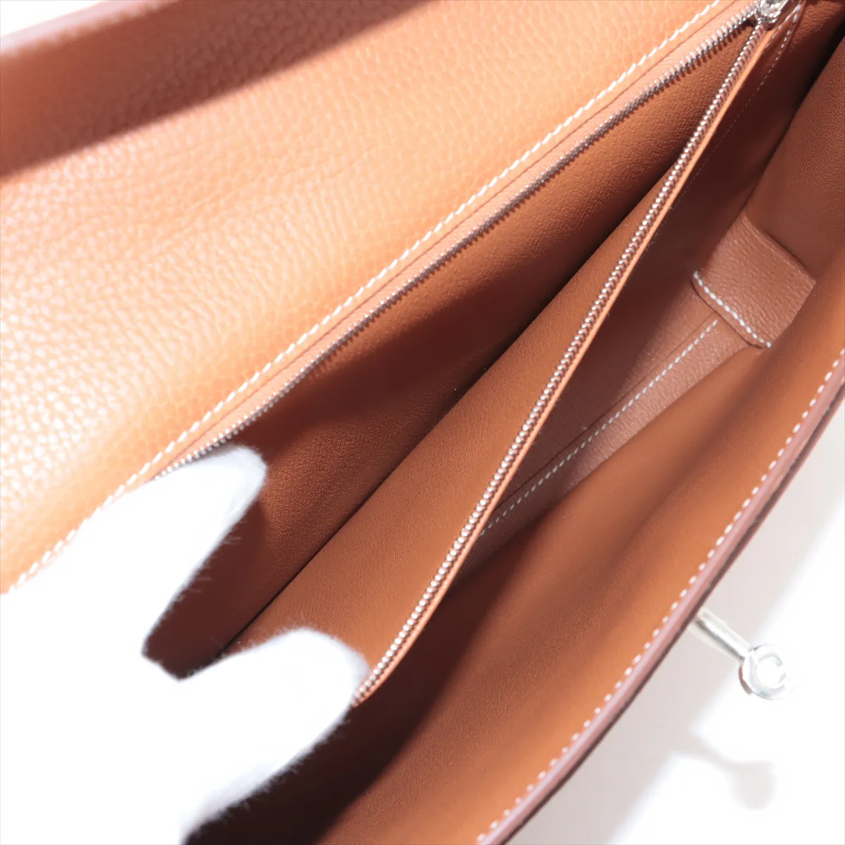 ケリー デペッシュ 内側サブ収納部(ファスナーあり)写真